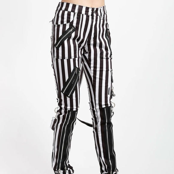 TRIPP NYC SLIM LEG BONDAGE PANT MEDIUM STRIPE - Picture 6 of 12
